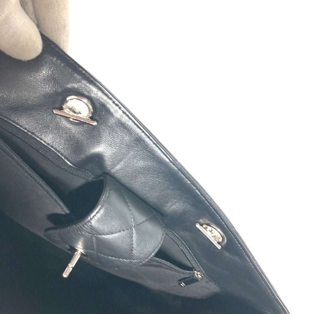 CHANEL Shoulder Bag A91046 lambskin black CC COCO Mark Matelasse Quilting unisex(Unisex) Used Authentic
