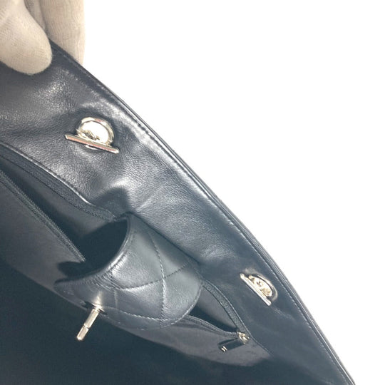 CHANEL Shoulder Bag A91046 lambskin black CC COCO Mark Matelasse Quilting unisex(Unisex) Used Authentic