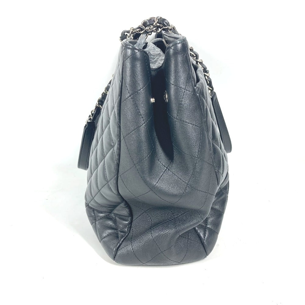 CHANEL Shoulder Bag A91046 lambskin black CC COCO Mark Matelasse Quilting unisex(Unisex) Used Authentic