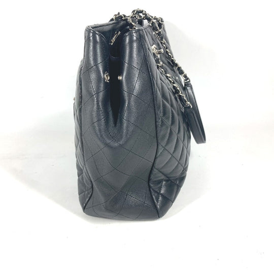 CHANEL Shoulder Bag A91046 lambskin black CC COCO Mark Matelasse Quilting unisex(Unisex) Used Authentic