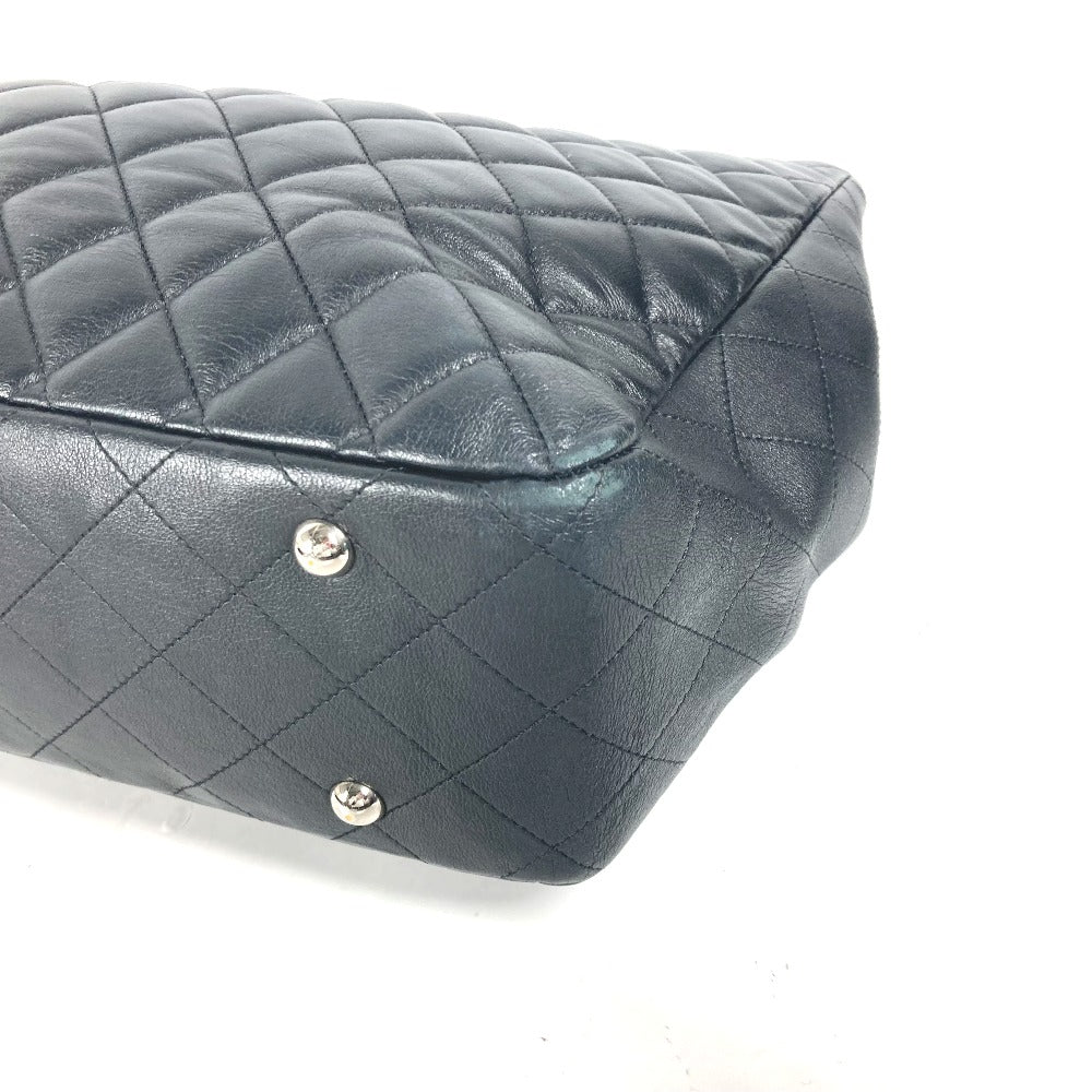 CHANEL Shoulder Bag A91046 lambskin black CC COCO Mark Matelasse Quilting unisex(Unisex) Used Authentic