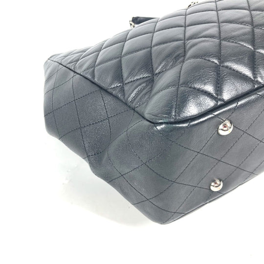 CHANEL Shoulder Bag A91046 lambskin black CC COCO Mark Matelasse Quilting unisex(Unisex) Used Authentic