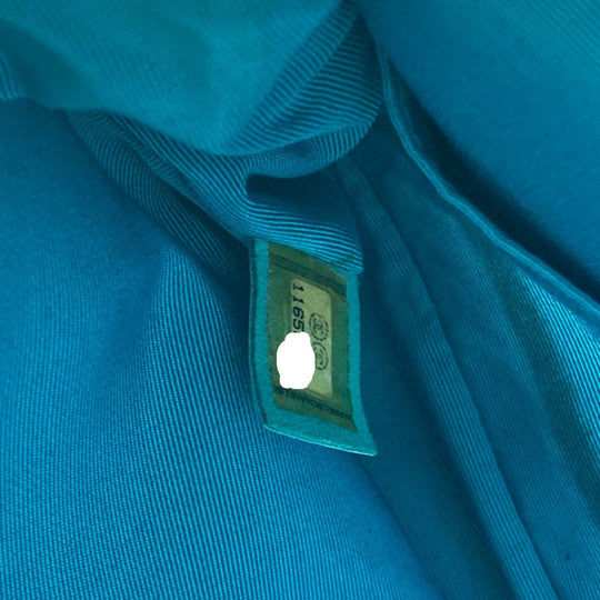 CHANEL Shoulder Bag Nylon blue Crossbody chain bag WChain 2.55 metal fittings Matelasse Women Used Authentic