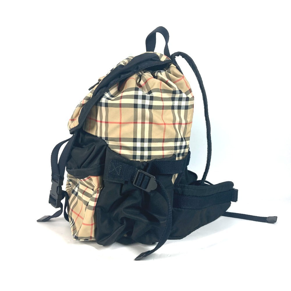 BURBERRY Backpack 8010372 Nylon beige logo check