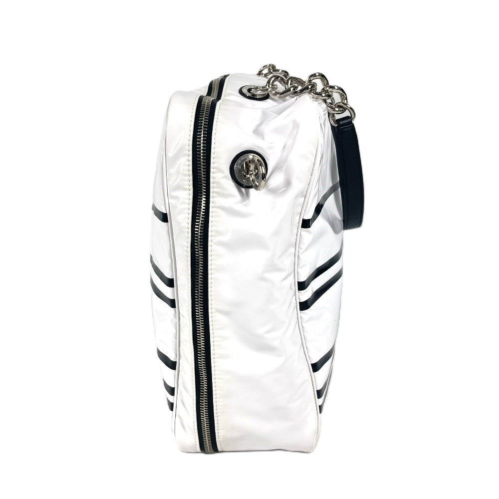 CHANEL Shoulder Bag PVC white LA PAUSA La Pausa CC COCO Mark logo Women Used Authentic