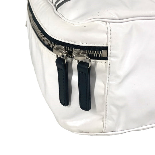 CHANEL Shoulder Bag PVC white LA PAUSA La Pausa CC COCO Mark logo Women Used Authentic