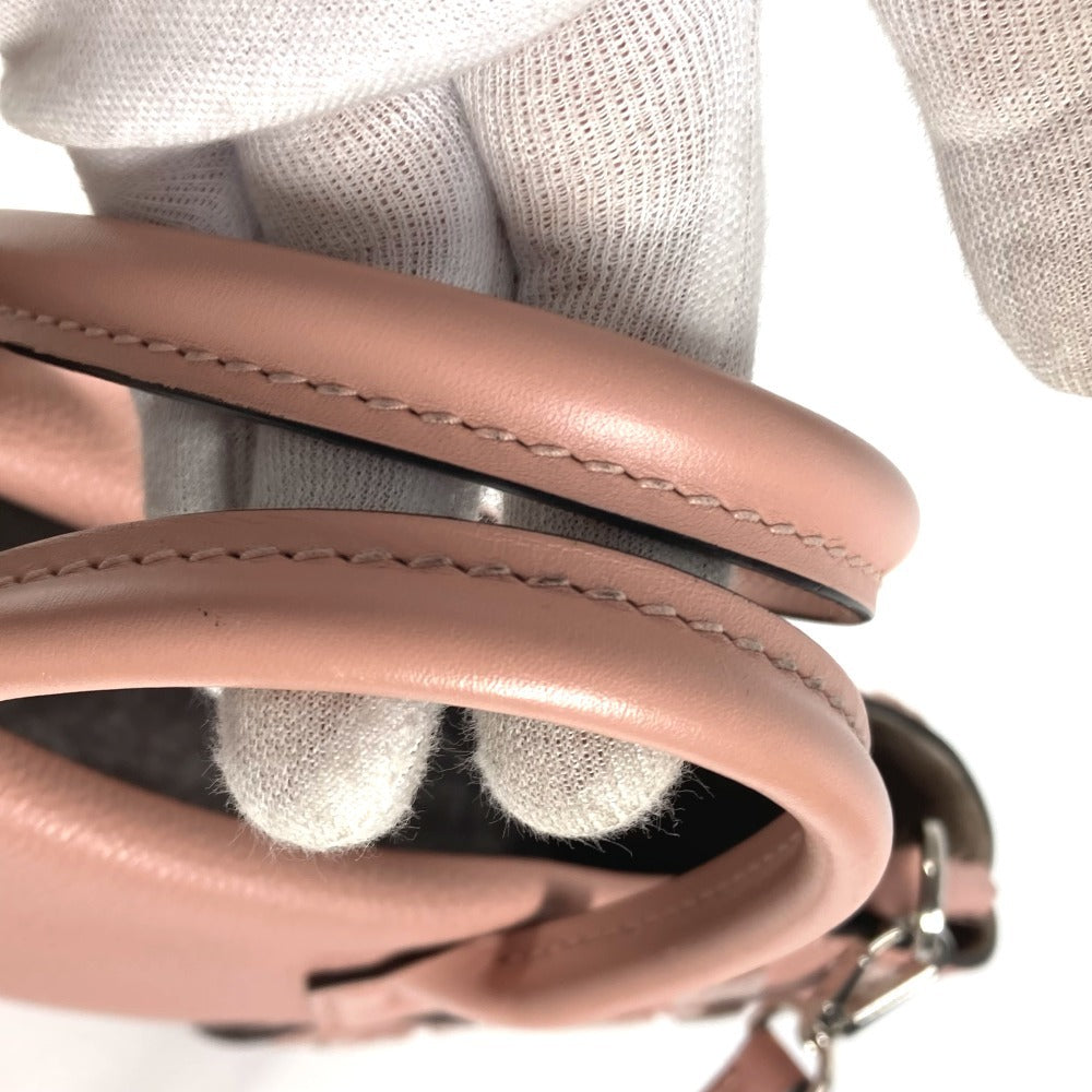 LOUIS VUITTON Tote Bag M94639 , Veau Cashmere Leather pink monogram velour Tote W BB Women Used Authentic