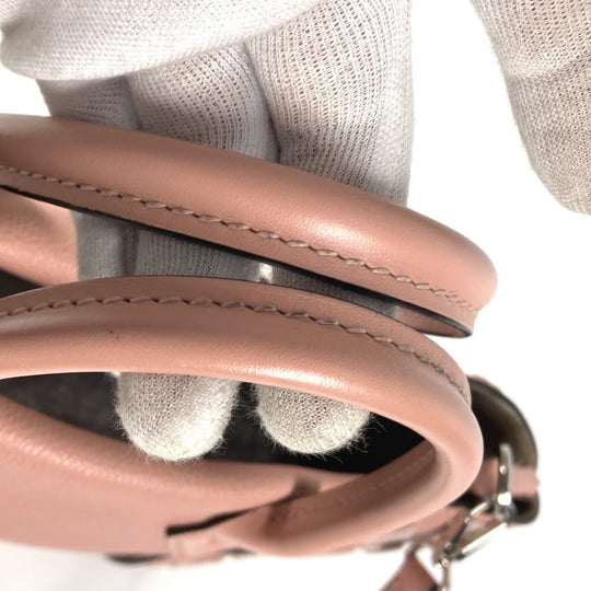 LOUIS VUITTON Tote Bag M94639 , Veau Cashmere Leather pink monogram velour Tote W BB Women Used Authentic