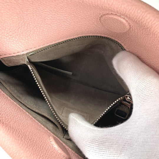 LOUIS VUITTON Tote Bag M94639 , Veau Cashmere Leather pink monogram velour Tote W BB Women Used Authentic