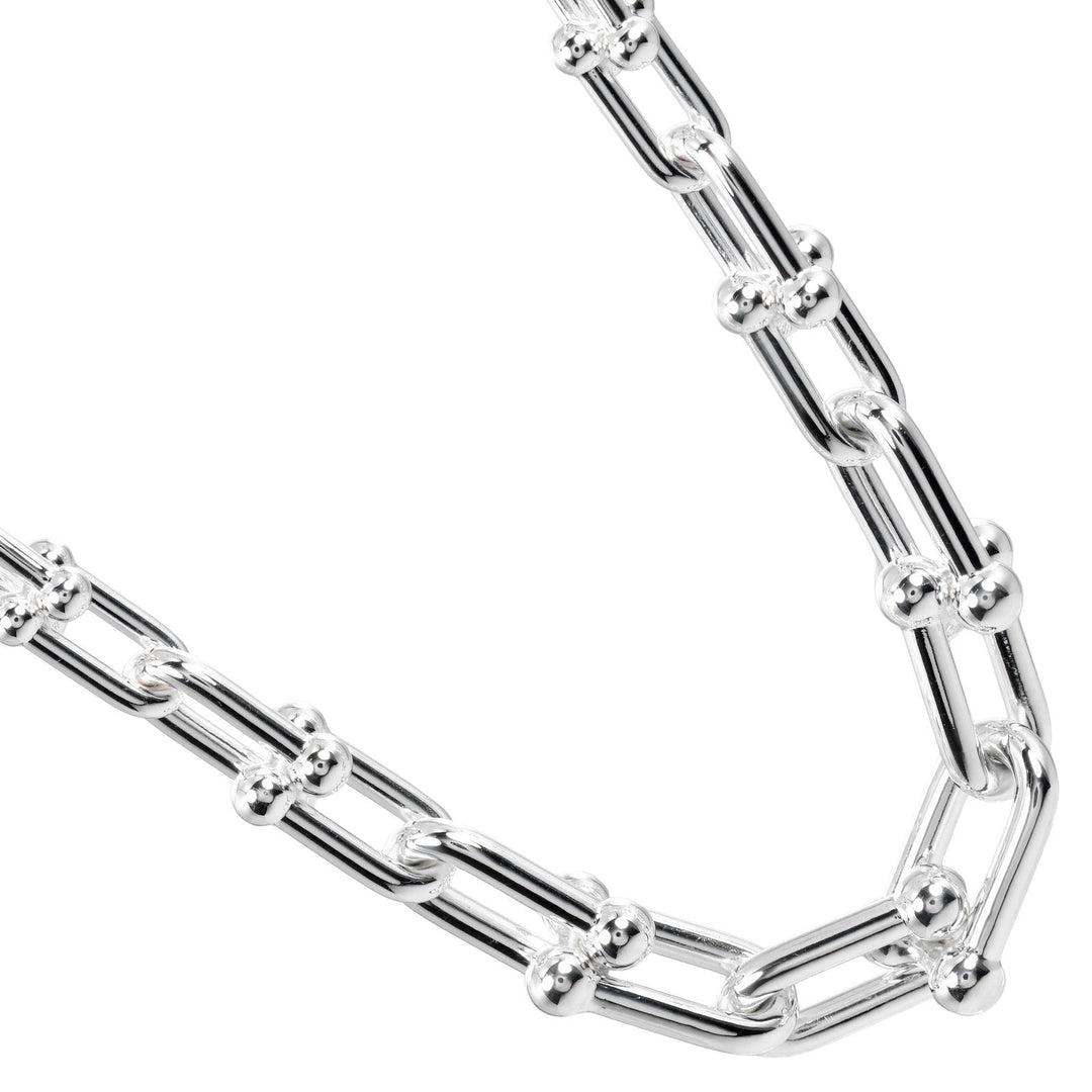 TIFFANY&Co. Necklace Silver925 Silver Hardware Graduated Link Women Used Authentic