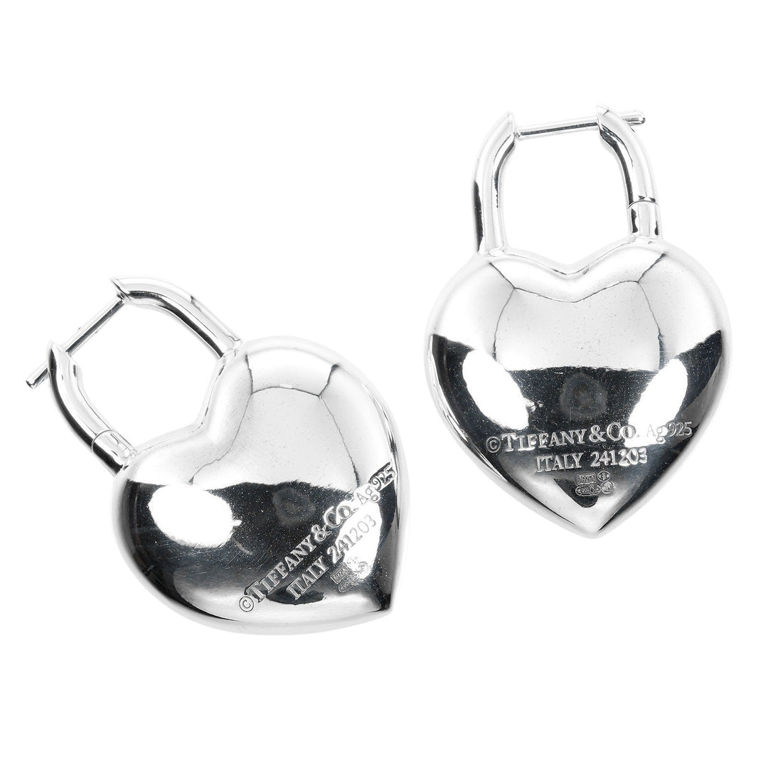 TIFFANY&Co. Pierce Silver925 Silver Return to TIFFANY&Co. Full Heart Women Used Authentic