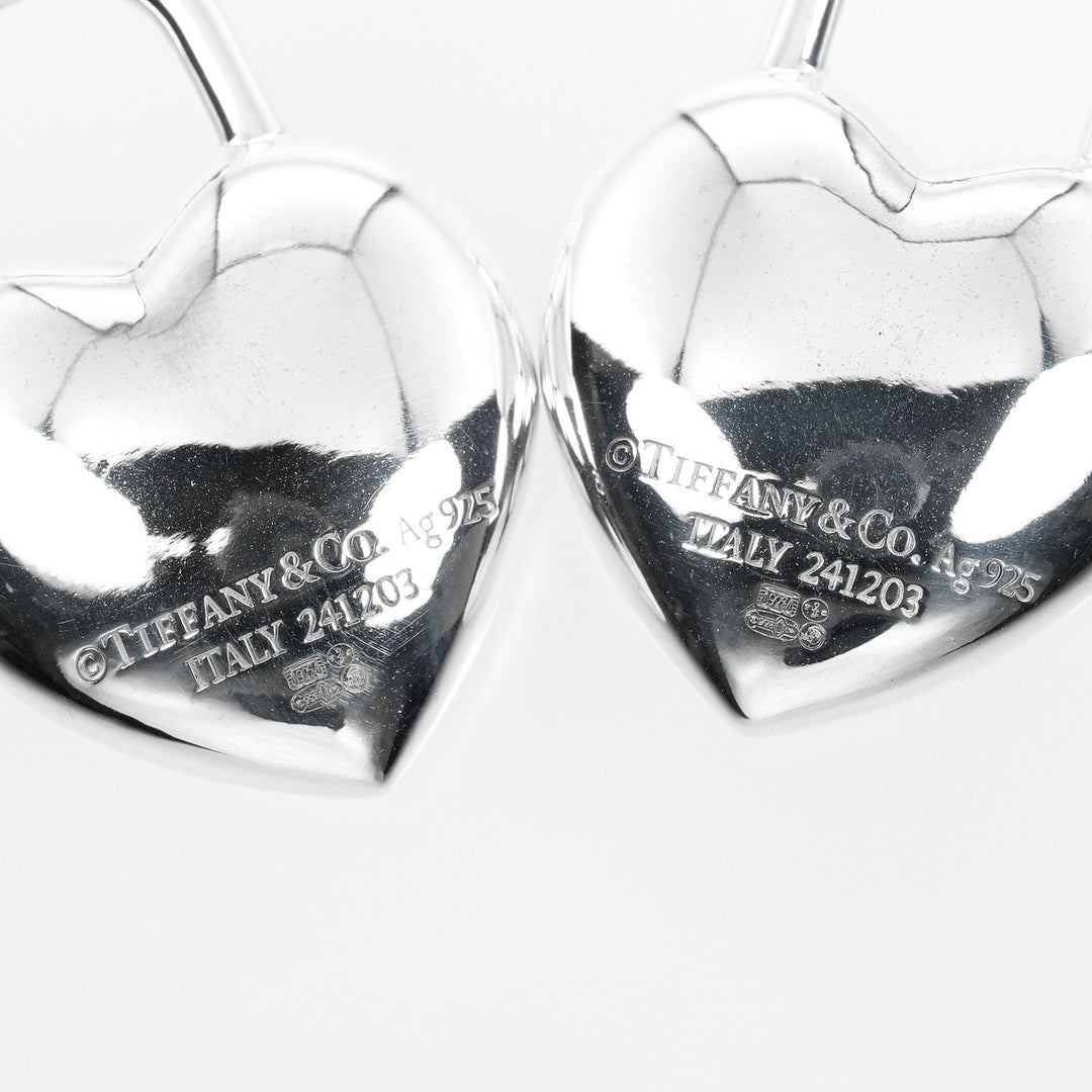 TIFFANY&Co. Pierce Silver925 Silver Return to TIFFANY&Co. Full Heart Women Used Authentic