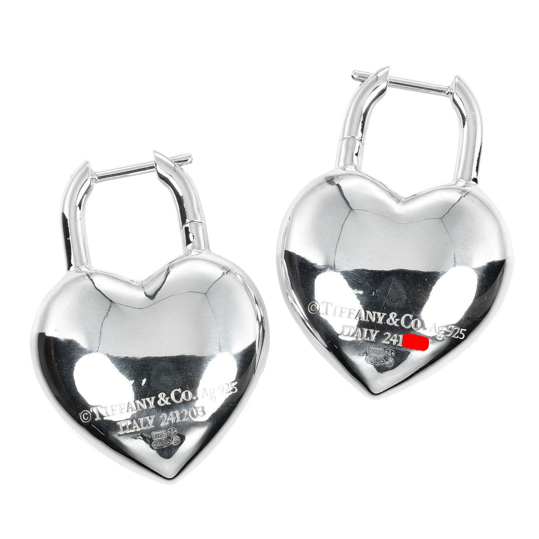 TIFFANY&Co. Pierce Silver925 Silver Return to TIFFANY&Co. Full Heart Women Used Authentic
