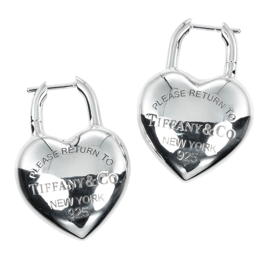 TIFFANY&Co. Pierce Silver925 Silver Return to TIFFANY&Co. Full Heart Women Used Authentic