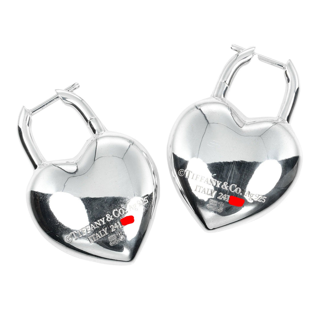 TIFFANY&Co. Pierce Silver925 Silver Return to TIFFANY&Co. Full Heart Women Used Authentic