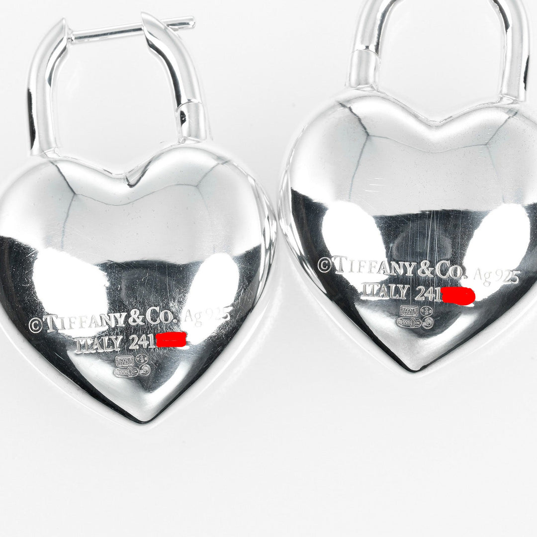 TIFFANY&Co. Pierce Silver925 Silver Return to TIFFANY&Co. Full Heart Women Used Authentic