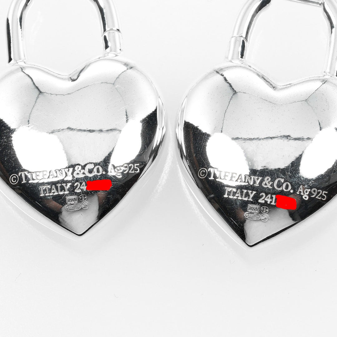TIFFANY&Co. Pierce Silver925 Silver Return to TIFFANY&Co. Full Heart Women Used Authentic