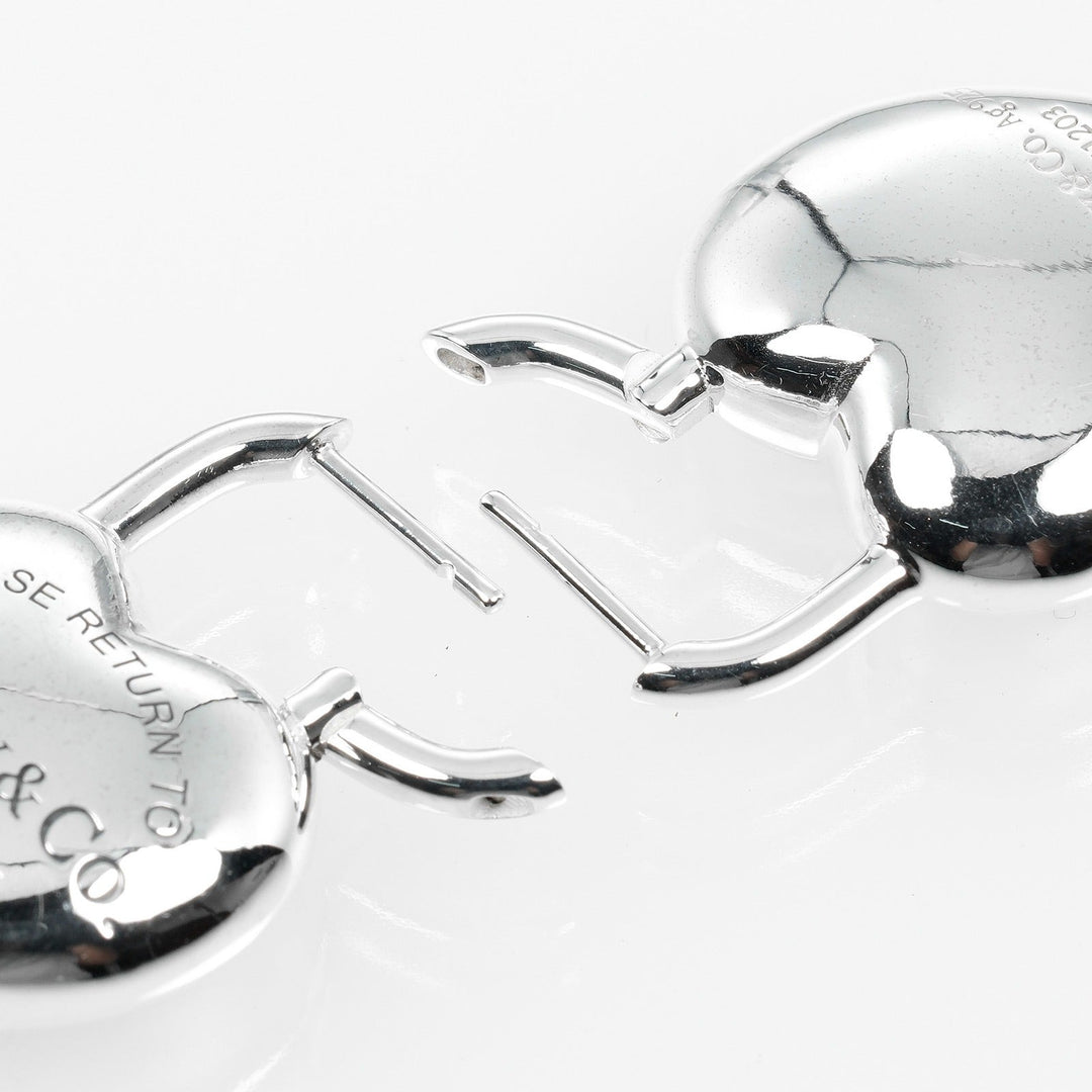 TIFFANY&Co. Pierce Silver925 Silver Return to TIFFANY&Co. Full Heart Women Used Authentic