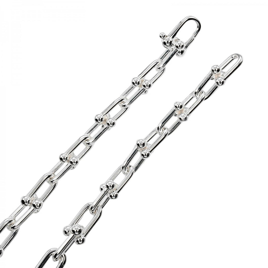 TIFFANY&Co. Necklace Silver925 Silver Hardware Graduated Link Women Used Authentic