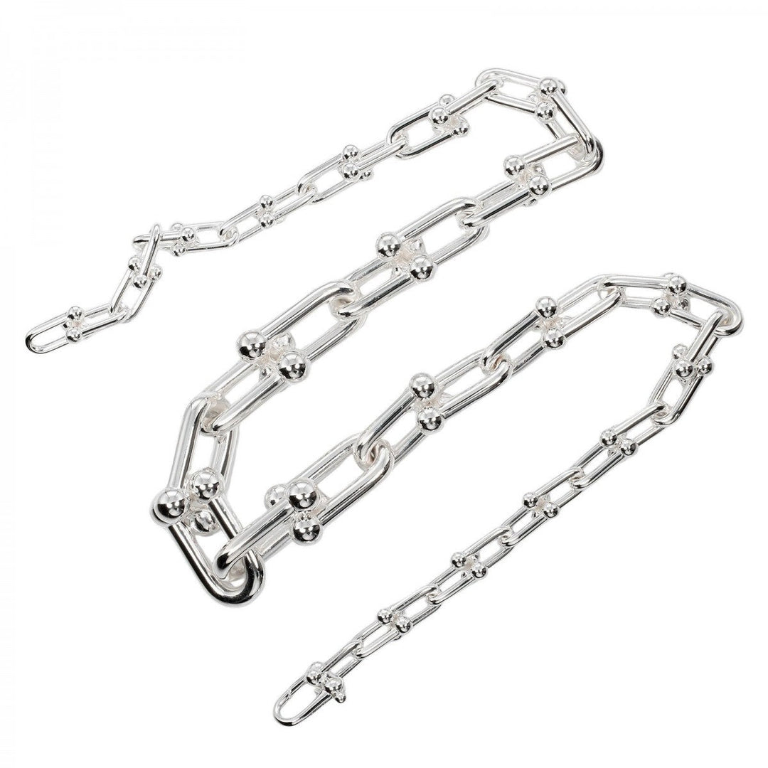 TIFFANY&Co. Necklace Silver925 Silver Hardware Graduated Link Women Used Authentic