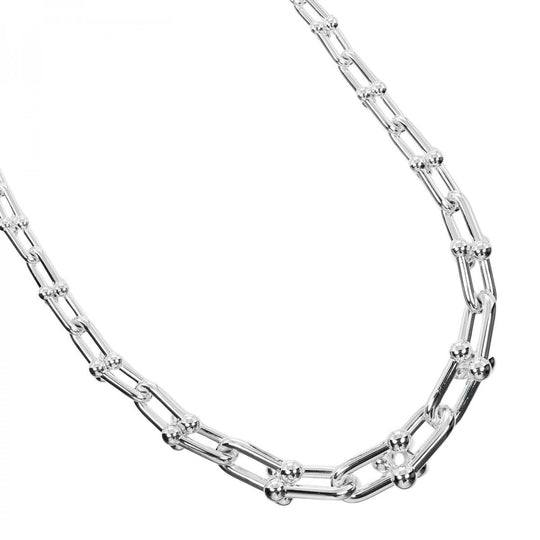 TIFFANY&Co. Necklace Silver925 Silver Hardware Graduated Link Women Used Authentic