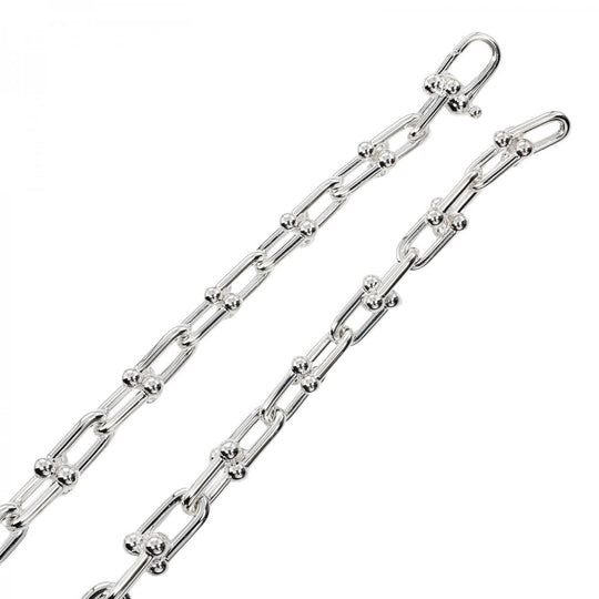 TIFFANY&Co. Necklace Silver925 Silver Hardware Graduated Link Women Used Authentic