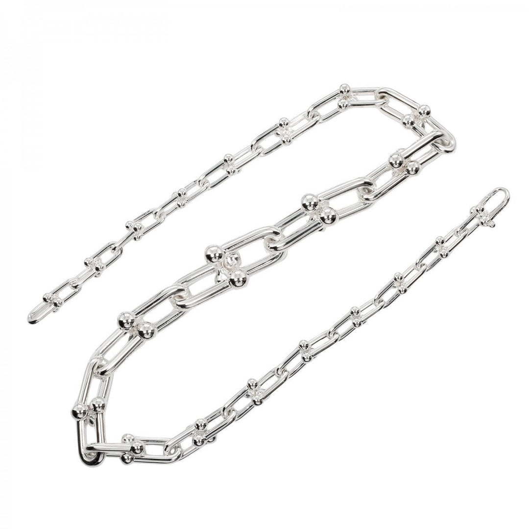 TIFFANY&Co. Necklace Silver925 Silver Hardware Graduated Link Women Used Authentic