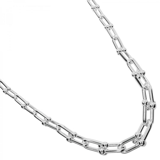 TIFFANY&Co. Necklace Silver925 Silver Hardware Graduated Link Women Used Authentic