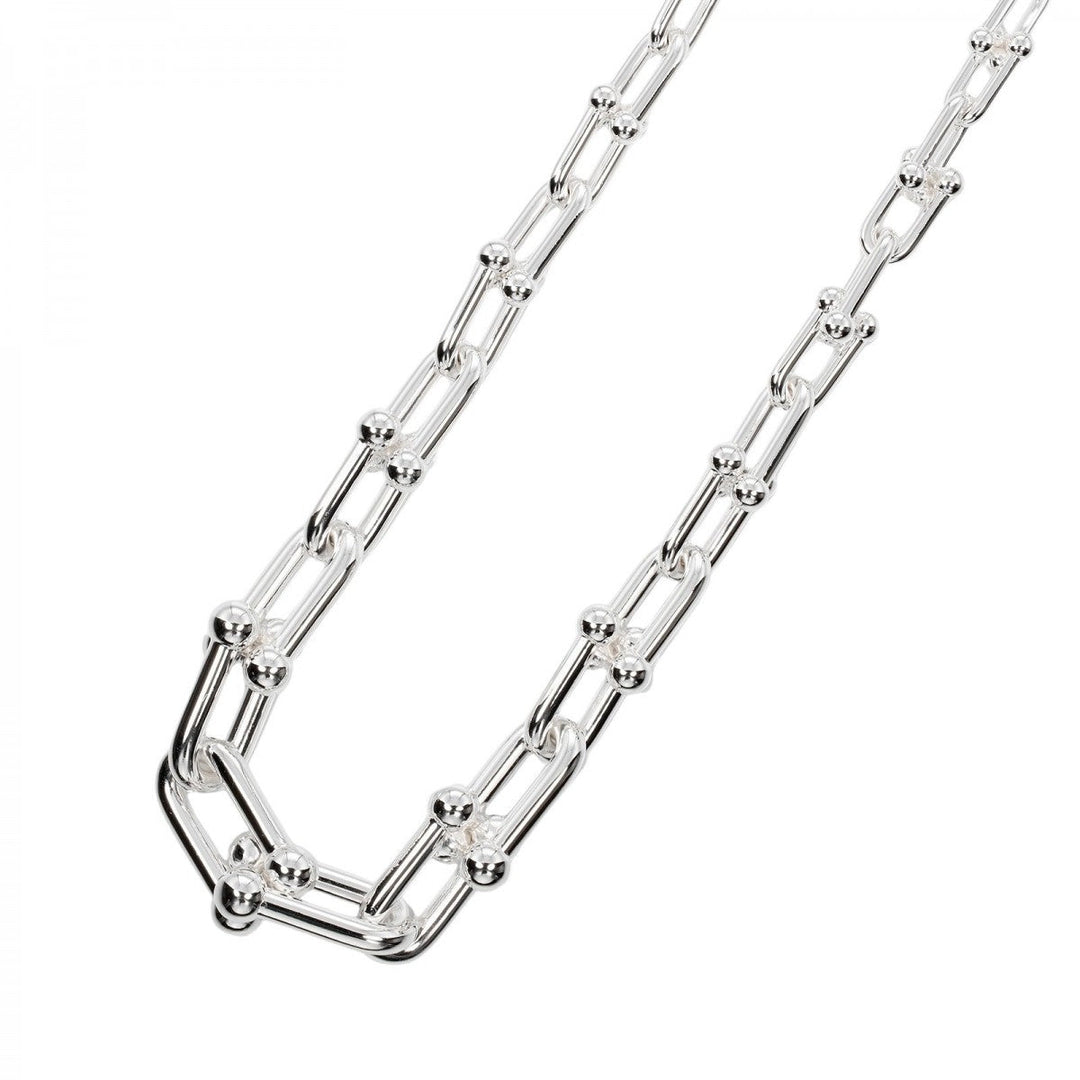 TIFFANY&Co. Necklace Silver925 Silver Hardware Graduated Link Women Used Authentic