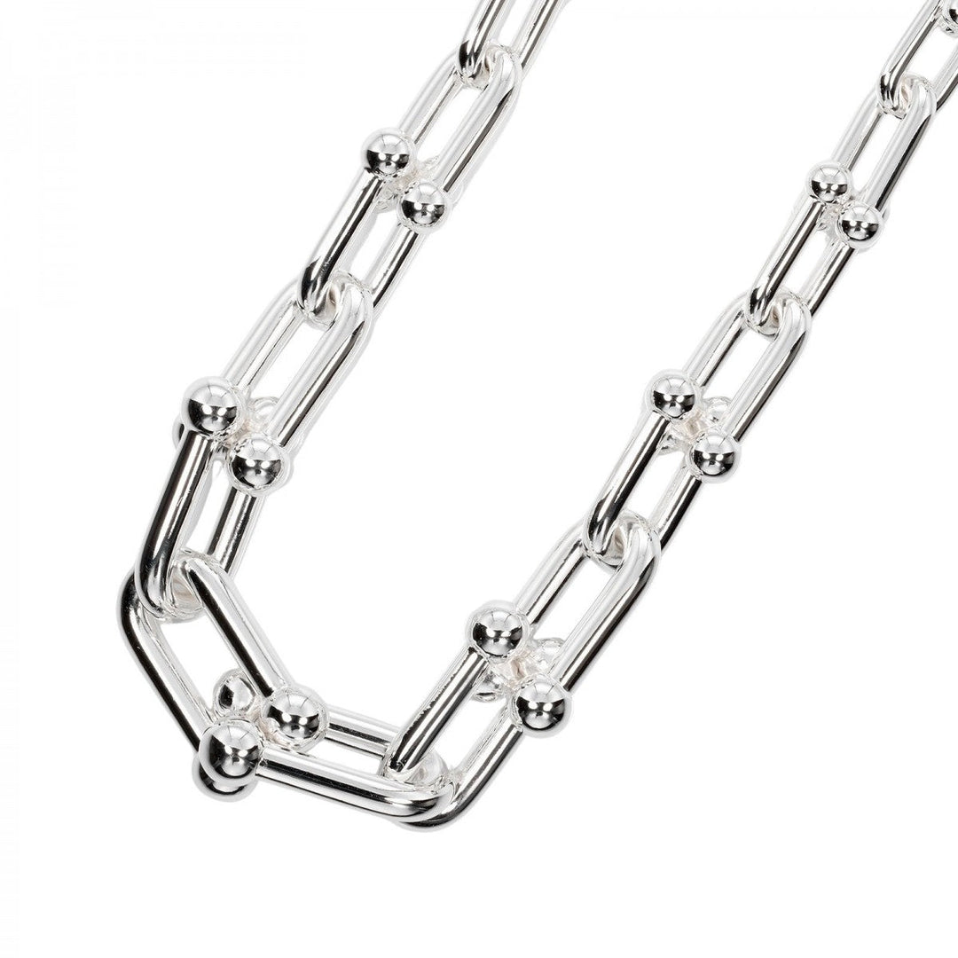 TIFFANY&Co. Necklace Silver925 Silver Hardware Graduated Link Women Used Authentic