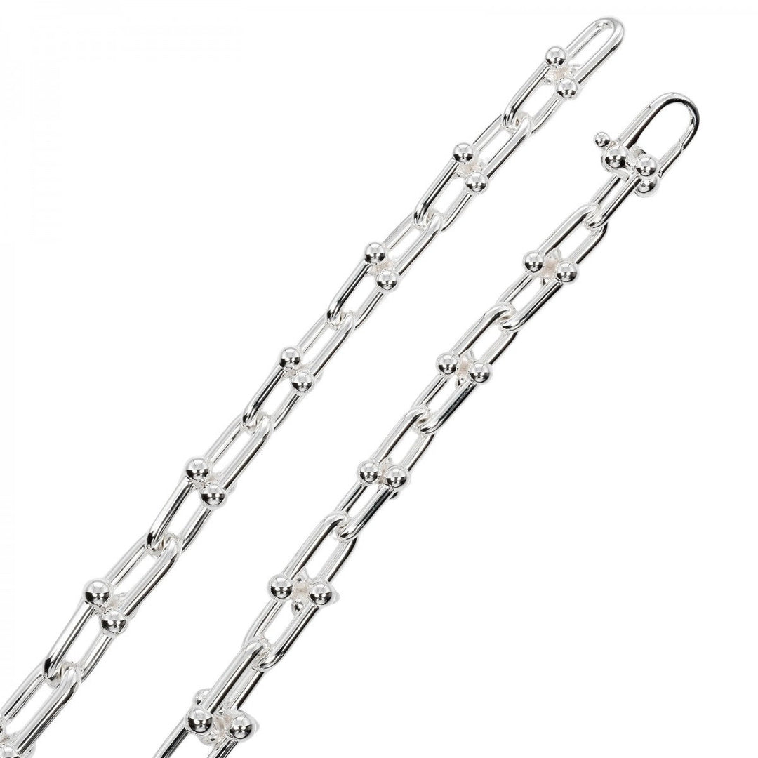 TIFFANY&Co. Necklace Silver925 Silver Hardware Graduated Link Women Used Authentic