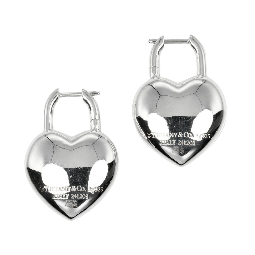 TIFFANY&Co. Pierce Silver925 Silver Return to TIFFANY&Co. Full Heart Women Used Authentic
