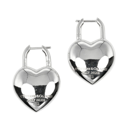 TIFFANY&Co. Pierce Silver925 Silver Return to TIFFANY&Co. Full Heart Women Used Authentic