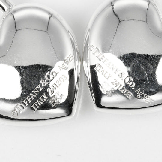 TIFFANY&Co. Pierce Silver925 Silver Return to TIFFANY&Co. Full Heart Women Used Authentic