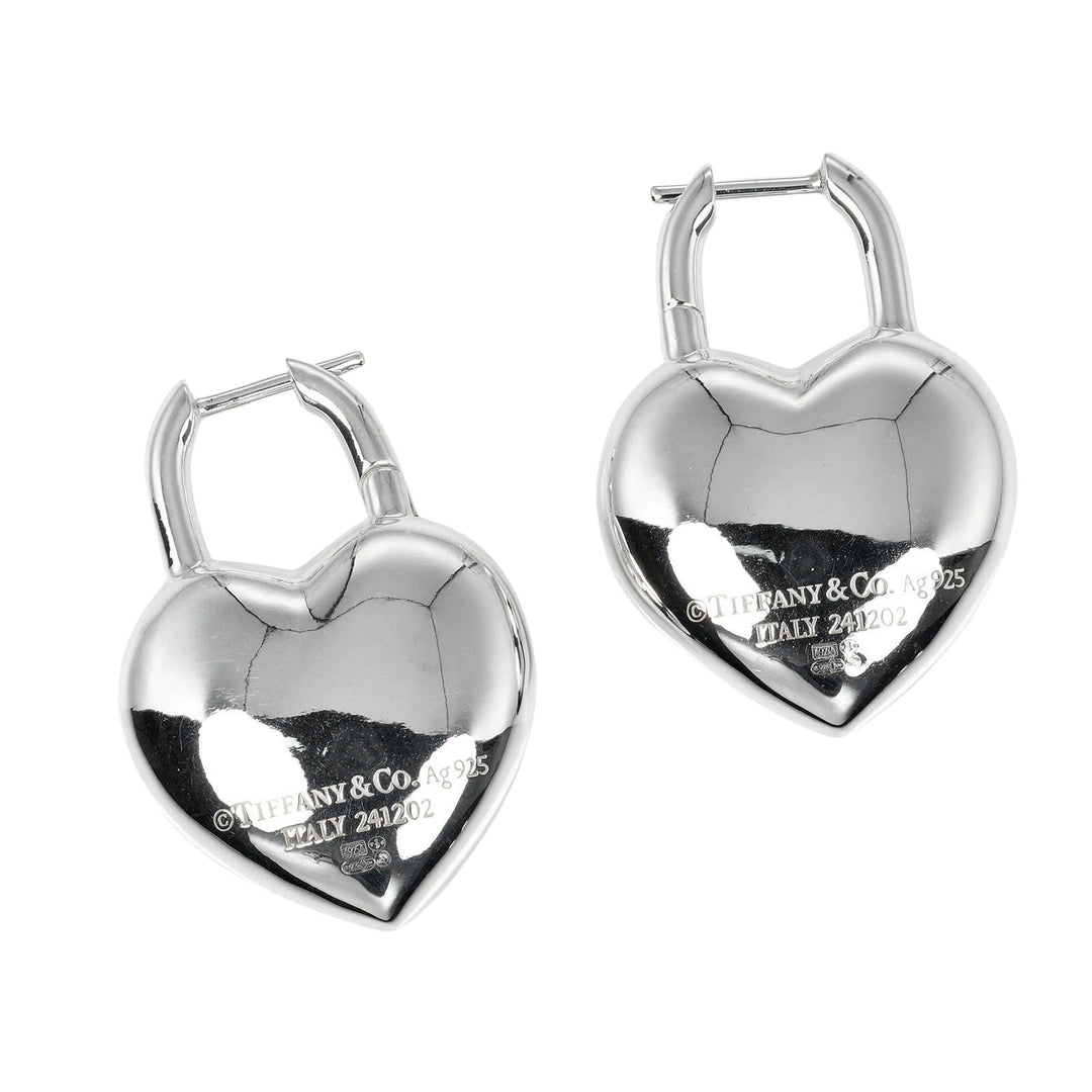 TIFFANY&Co. Pierce Silver925 Silver Return to TIFFANY&Co. Full Heart Women Used Authentic