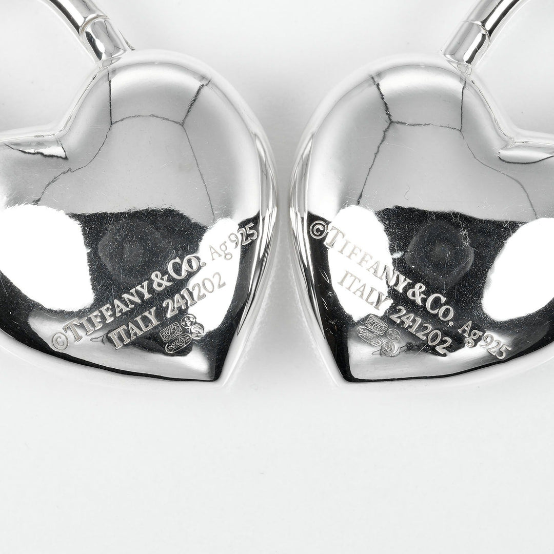 TIFFANY&Co. Pierce Silver925 Silver Return to TIFFANY&Co. Full Heart Women Used Authentic