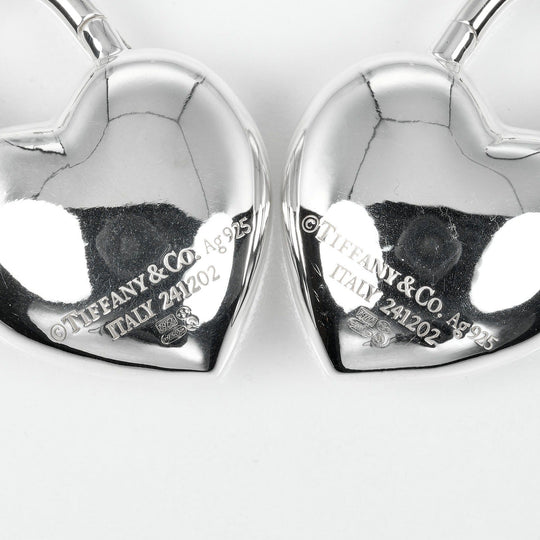 TIFFANY&Co. Pierce Silver925 Silver Return to TIFFANY&Co. Full Heart Women Used Authentic
