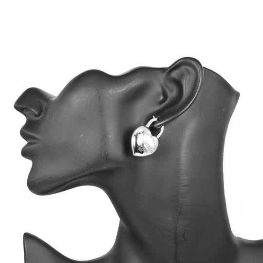 TIFFANY&Co. Pierce Silver925 Silver Return to TIFFANY&Co. Full Heart Women Used Authentic