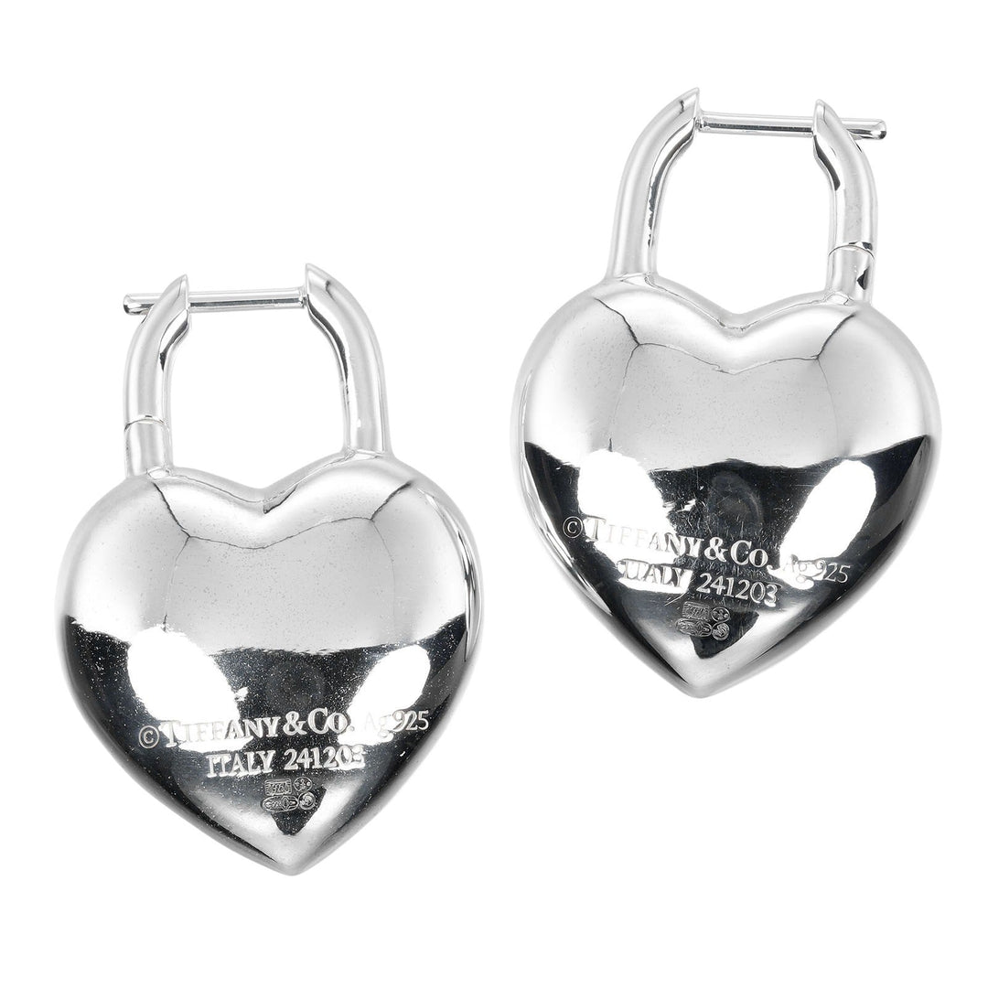 TIFFANY&Co. Pierce Silver925 Silver Return to TIFFANY&Co. Full Heart Women Used Authentic
