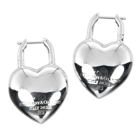 TIFFANY&Co. Pierce Silver925 Silver Return to TIFFANY&Co. Full Heart Women Used Authentic