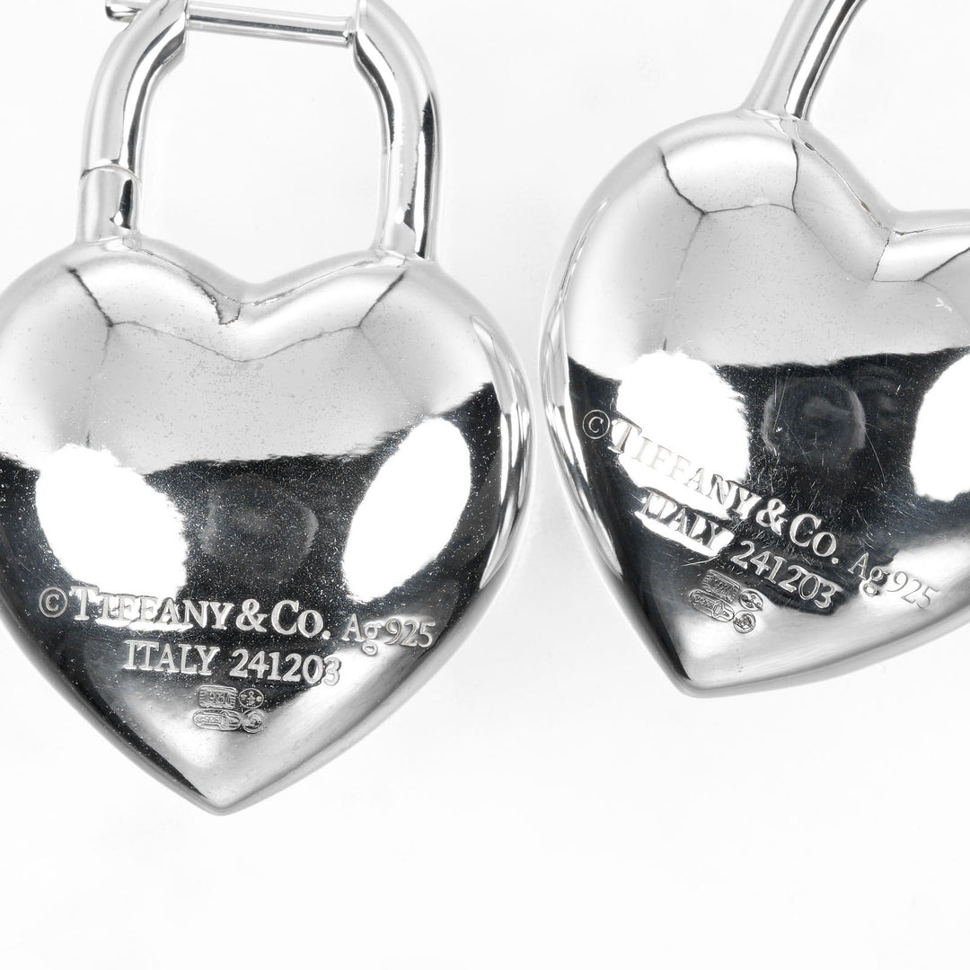 TIFFANY&Co. Pierce Silver925 Silver Return to TIFFANY&Co. Full Heart Women Used Authentic