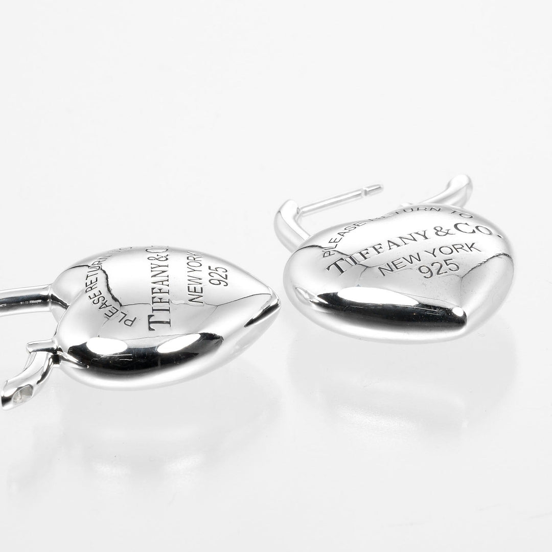 TIFFANY&Co. Pierce Silver925 Silver Return to TIFFANY&Co. Full Heart Women Used Authentic