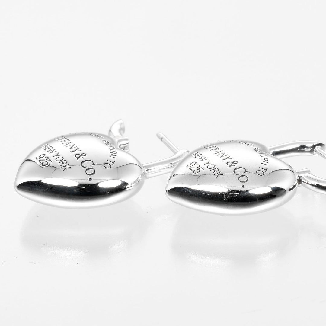 TIFFANY&Co. Pierce Silver925 Silver Return to TIFFANY&Co. Full Heart Women Used Authentic