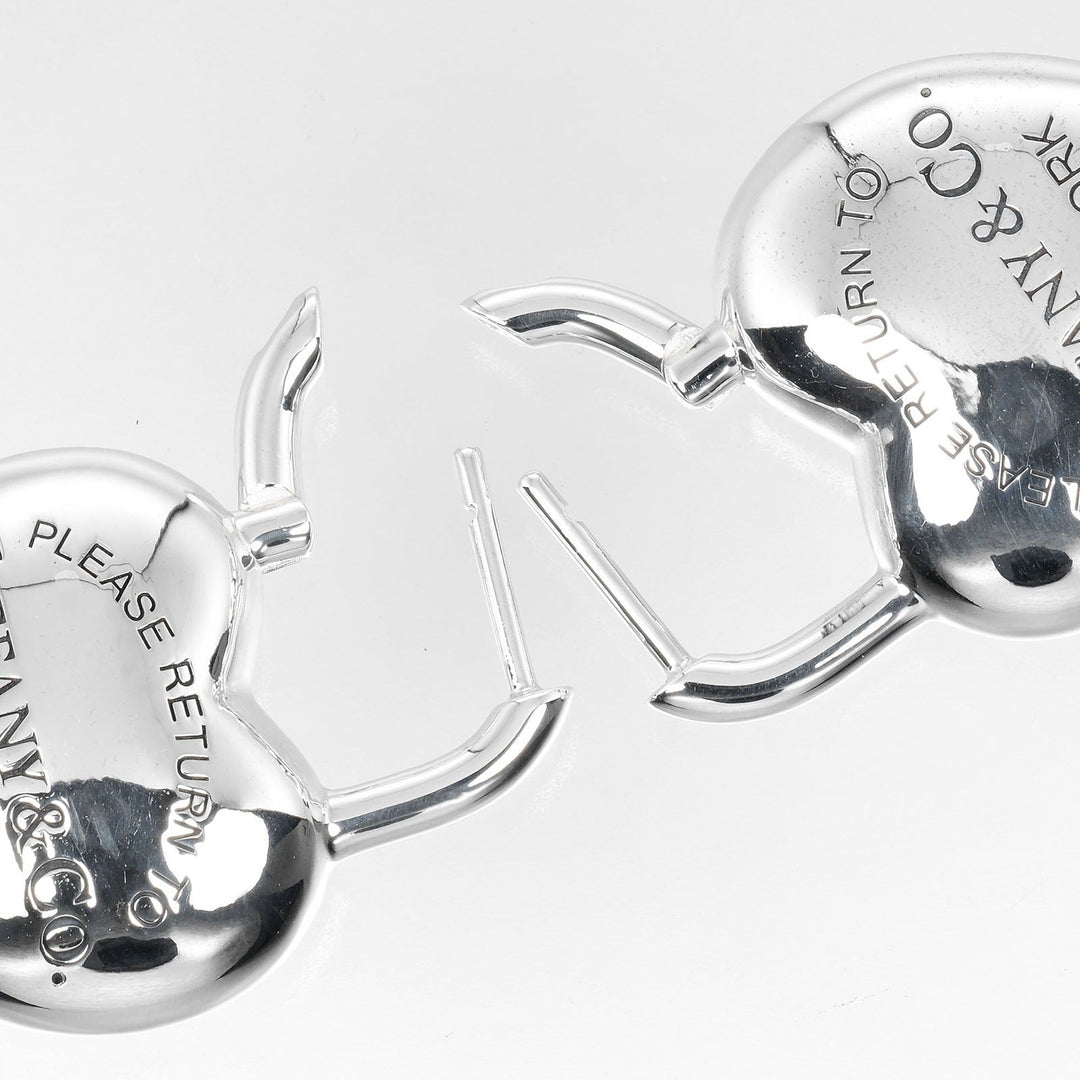 TIFFANY&Co. Pierce Silver925 Silver Return to TIFFANY&Co. Full Heart Women Used Authentic