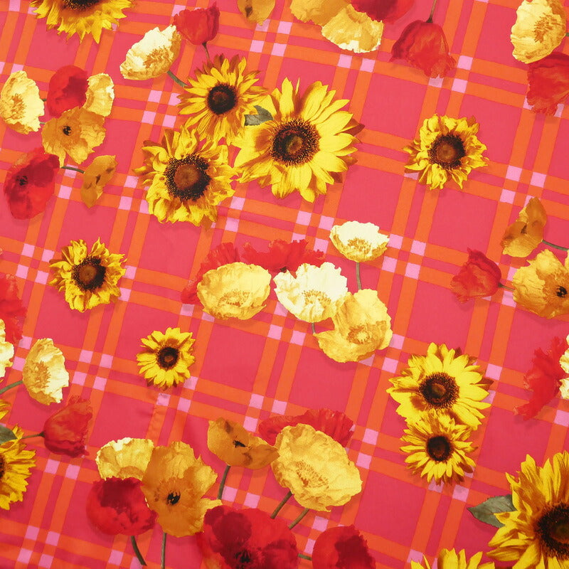 GUCCI scarf silk Pink, orange, red, yellow, etc. Women Used Authentic