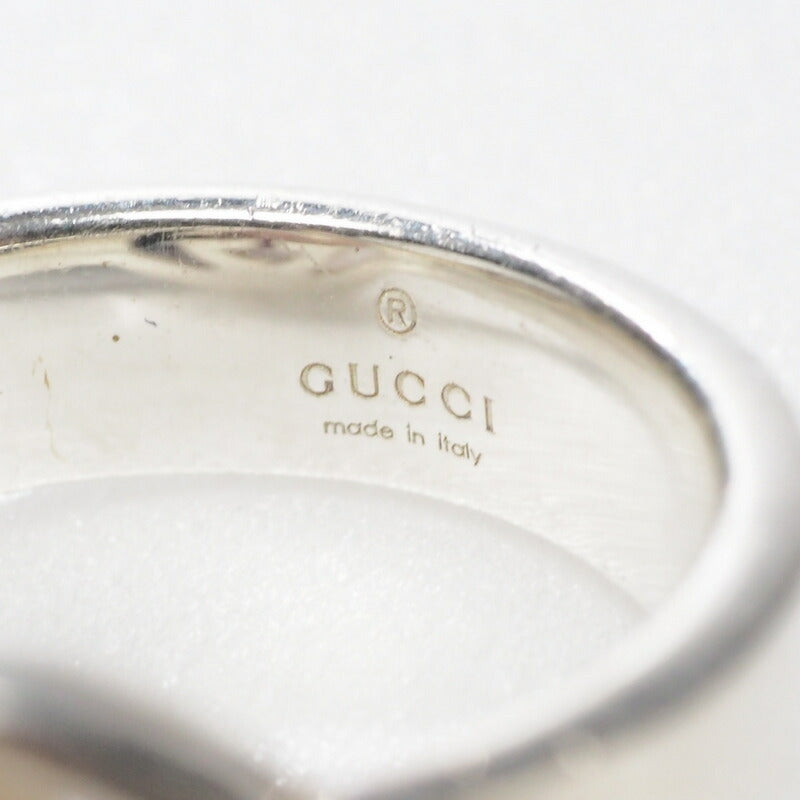 GUCCI Ring Ag925 Silver Interlocking G 9