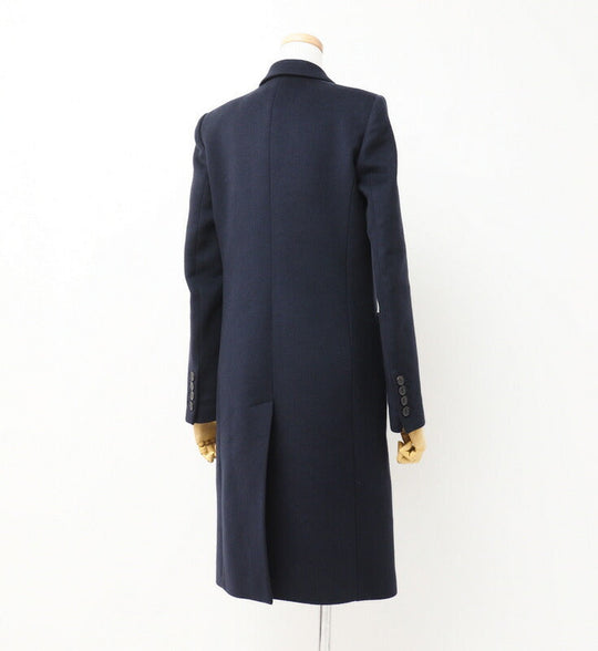 GUCCI coat 455739 wool Navy Women 36 Used Authentic