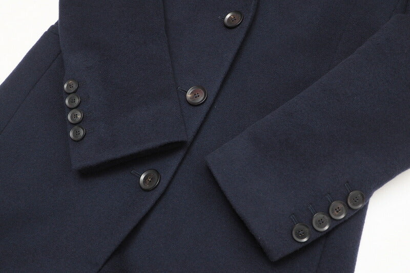 GUCCI coat 455739 wool Navy Women 36 Used Authentic