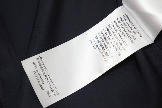 GUCCI coat 455739 wool Navy Women 36 Used Authentic