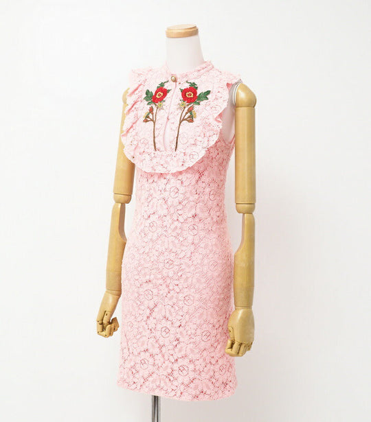 GUCCI one piece 460655 cotton pink Women 36 Used Authentic